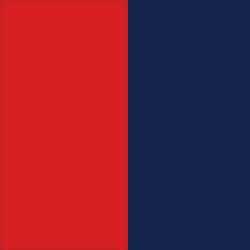 red with blue