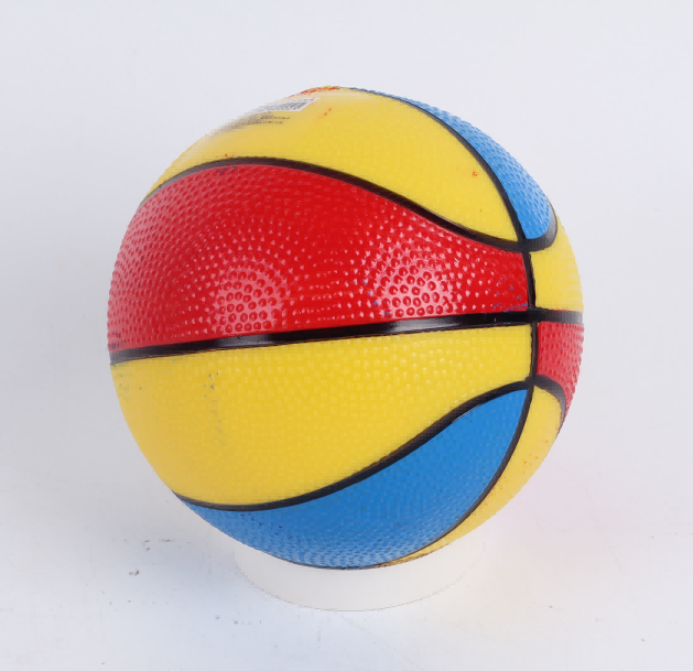 Painted basketball